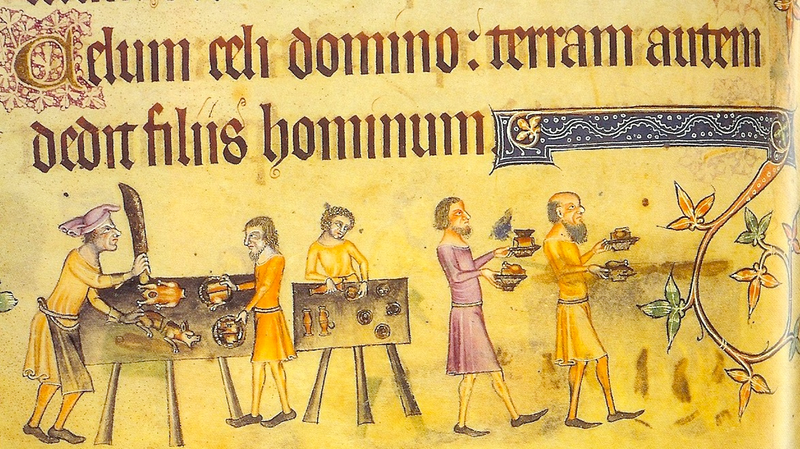 Illustration for article titled Bizarre and vulgar illustrations from illuminated medieval manuscripts